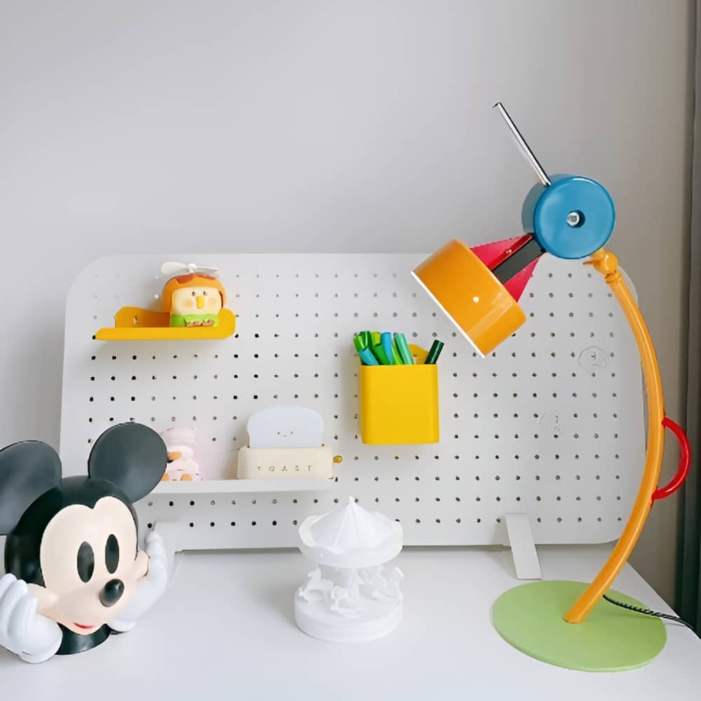 Memphis Geometric Colorful Adjustable Table Lamp