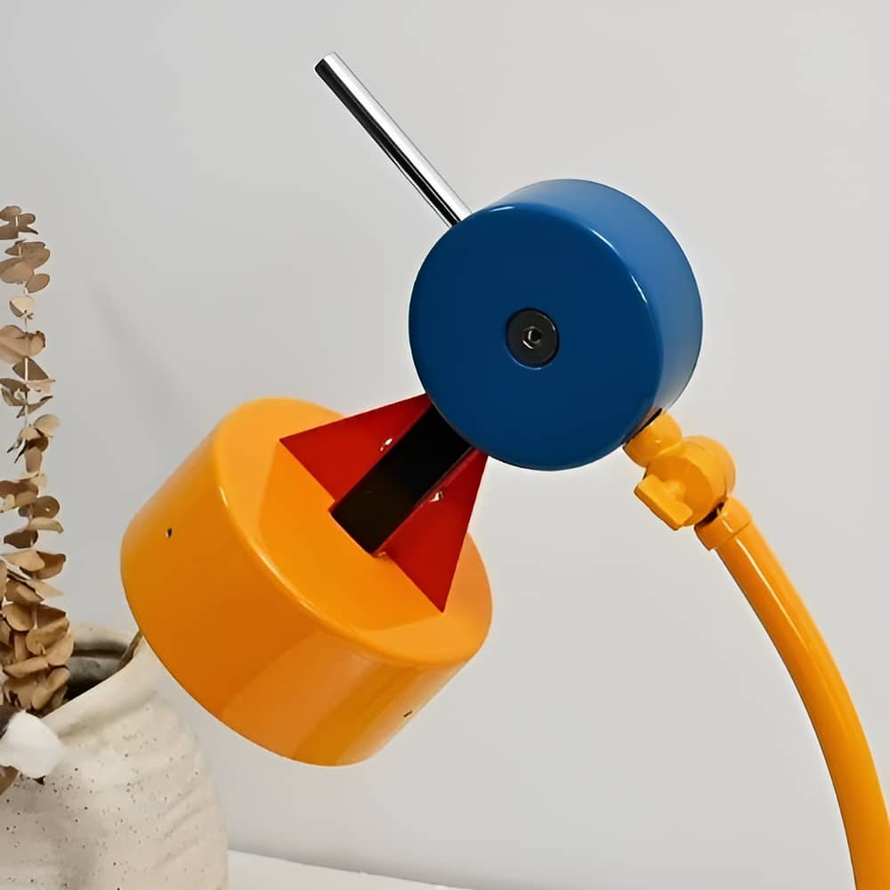 Memphis Geometric Colorful Adjustable Table Lamp