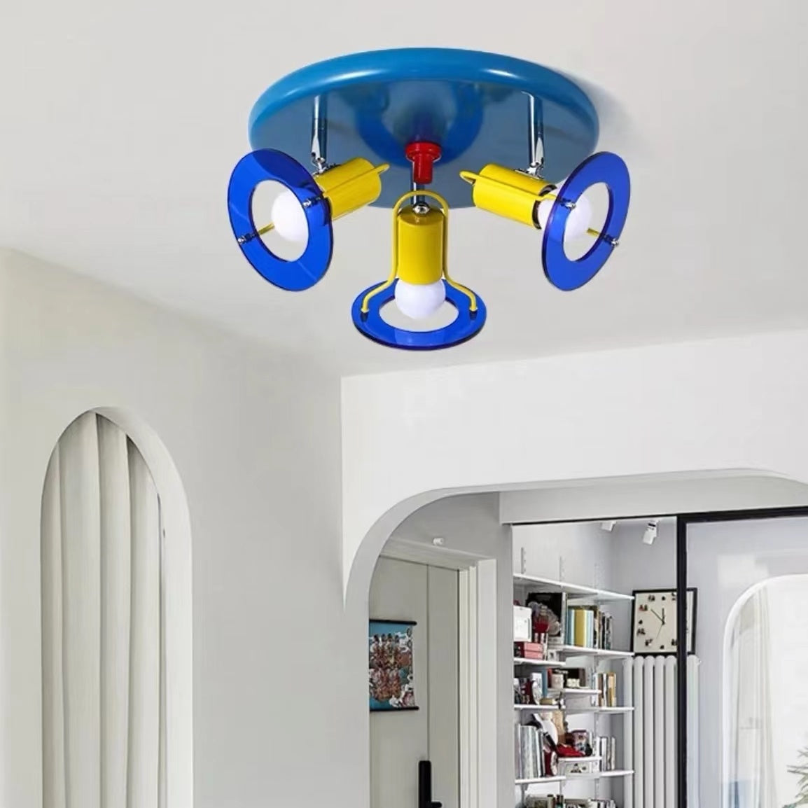 Memphis Bunte Orbit verstellbare Deckenleuchte