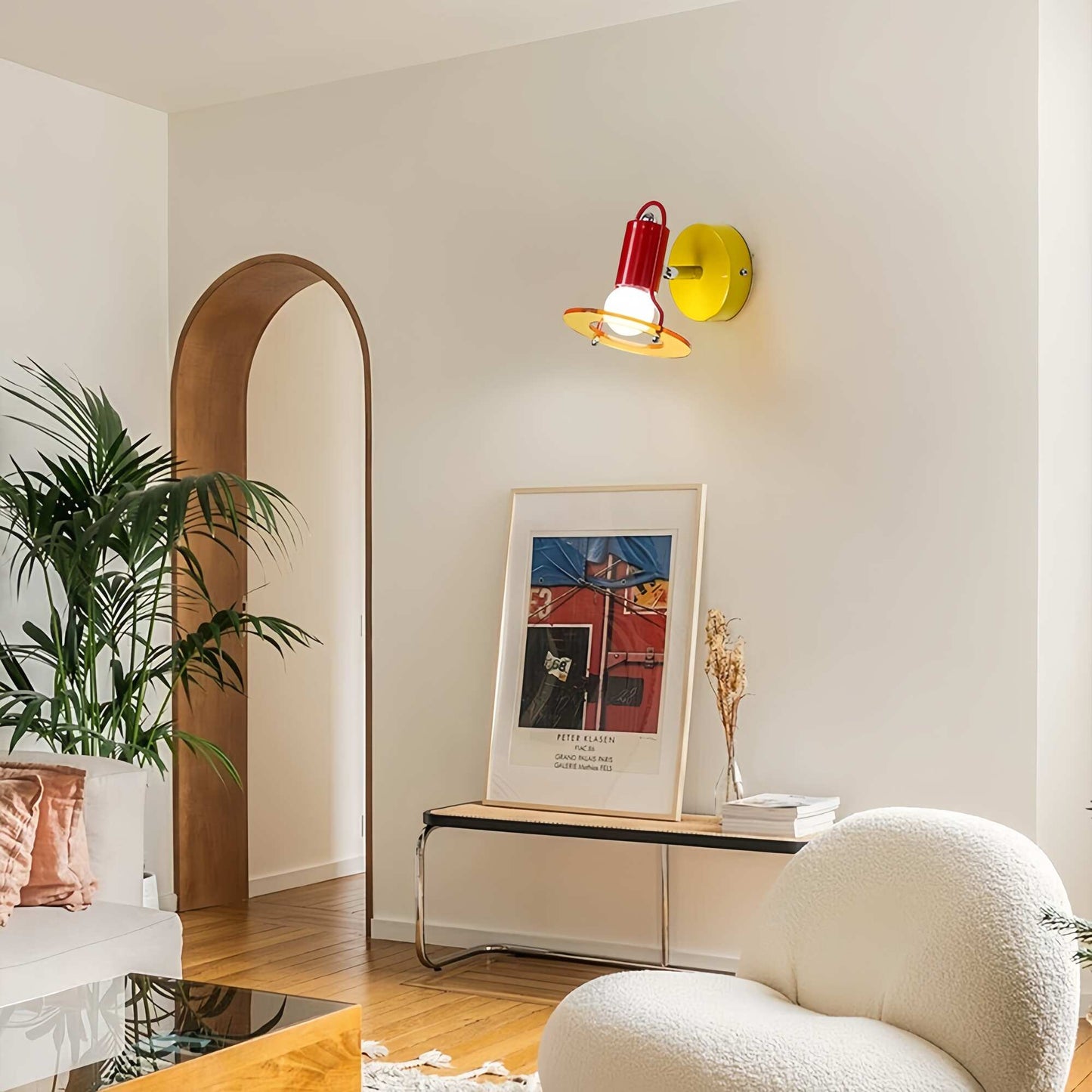 Memphis Colorful Orbit Adjustable Wall Light