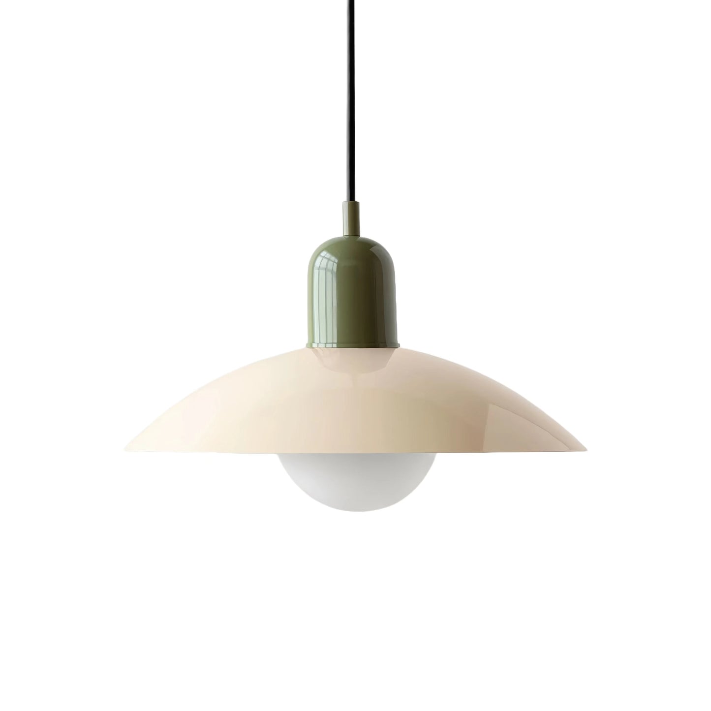 Mid Century Saucer Colorful Pendant Light