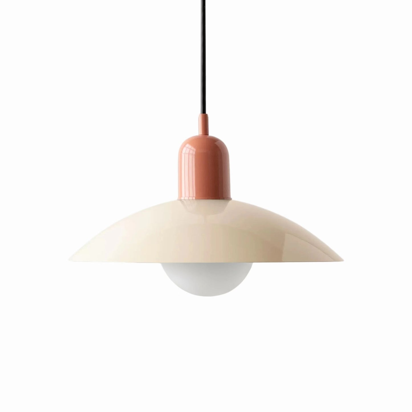 Mid Century Saucer Colorful Pendant Light