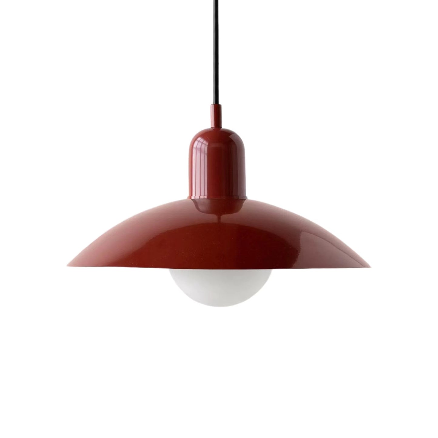 Mid Century Saucer Colorful Pendant Light