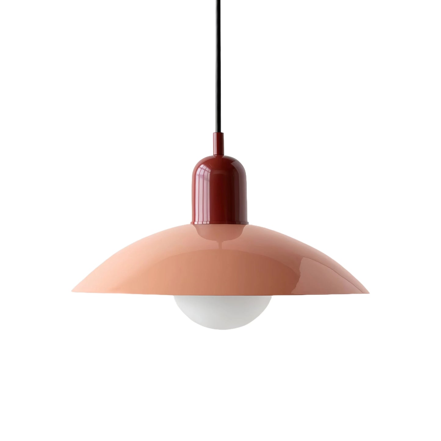 Mid Century Saucer Colorful Pendant Light