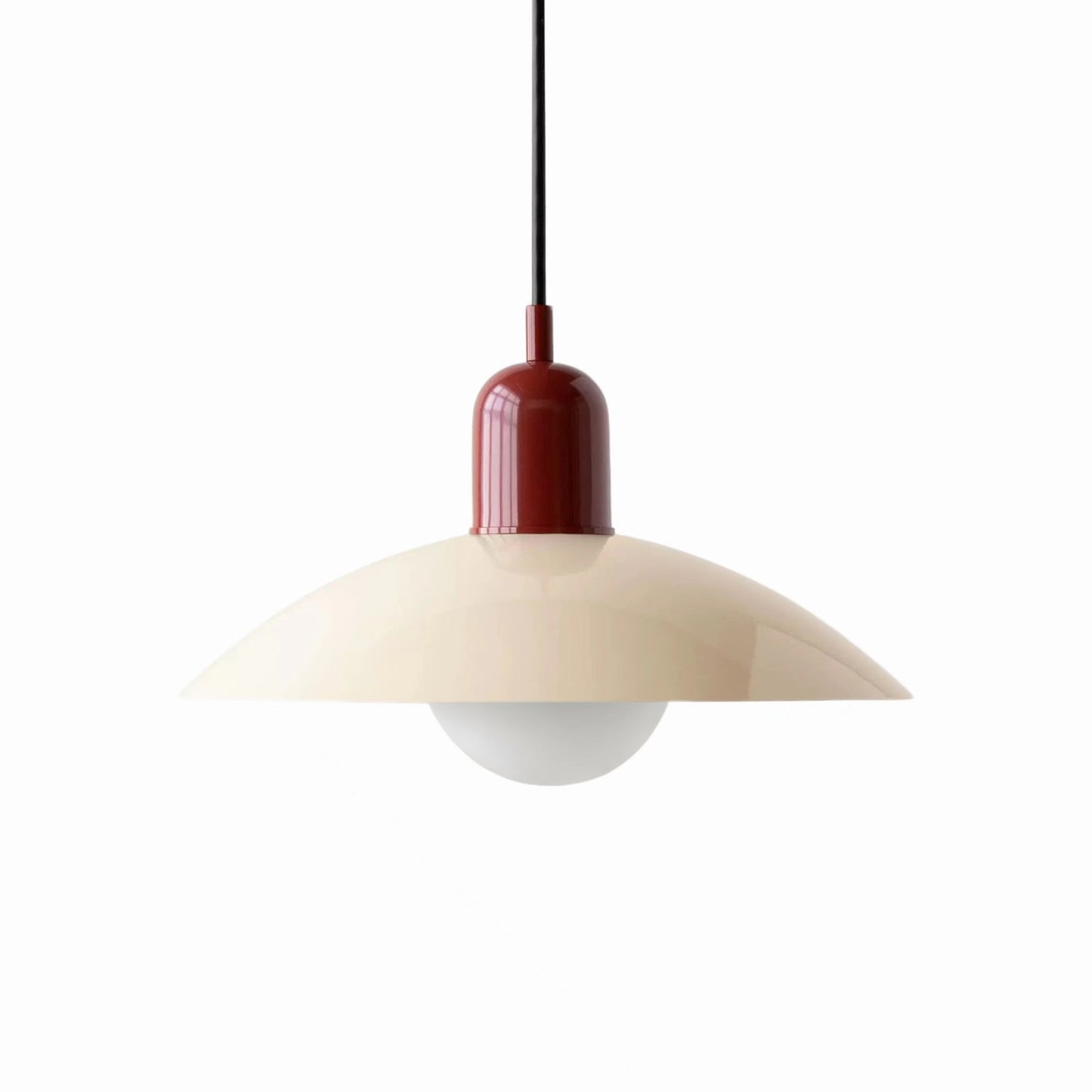 Mid Century Saucer Colorful Pendant Light