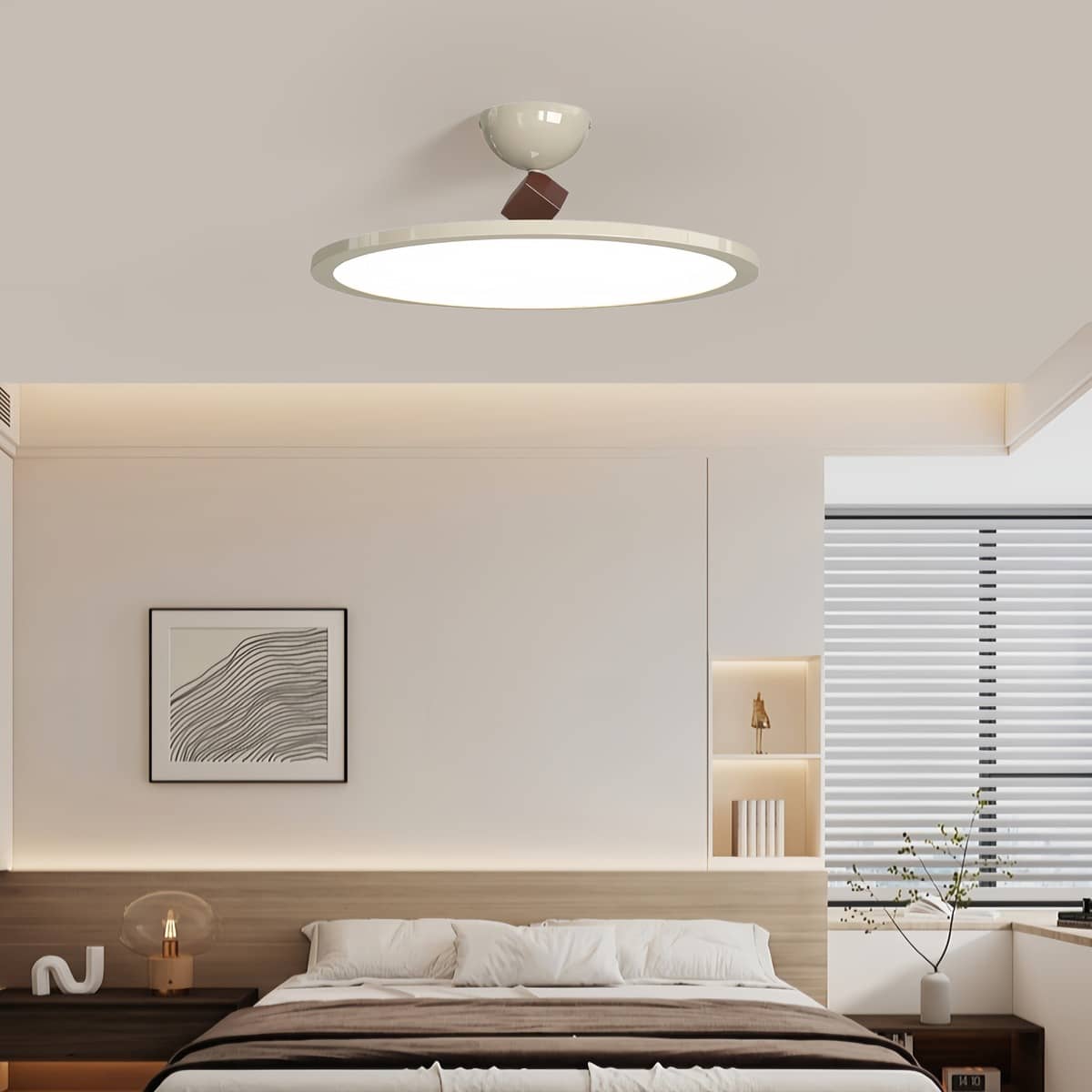 Minimalist Bauhaus Ring LED Ceiling Light