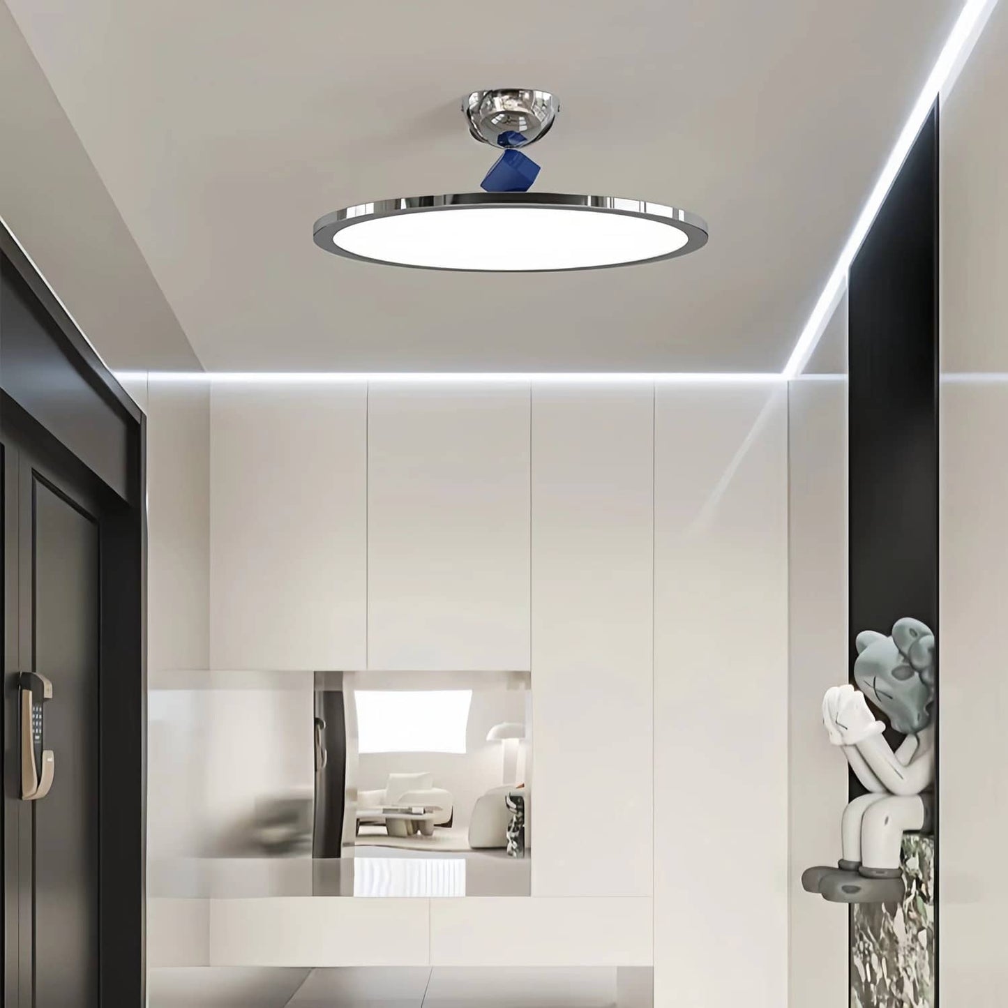 Minimalist Bauhaus Ring LED Ceiling Light