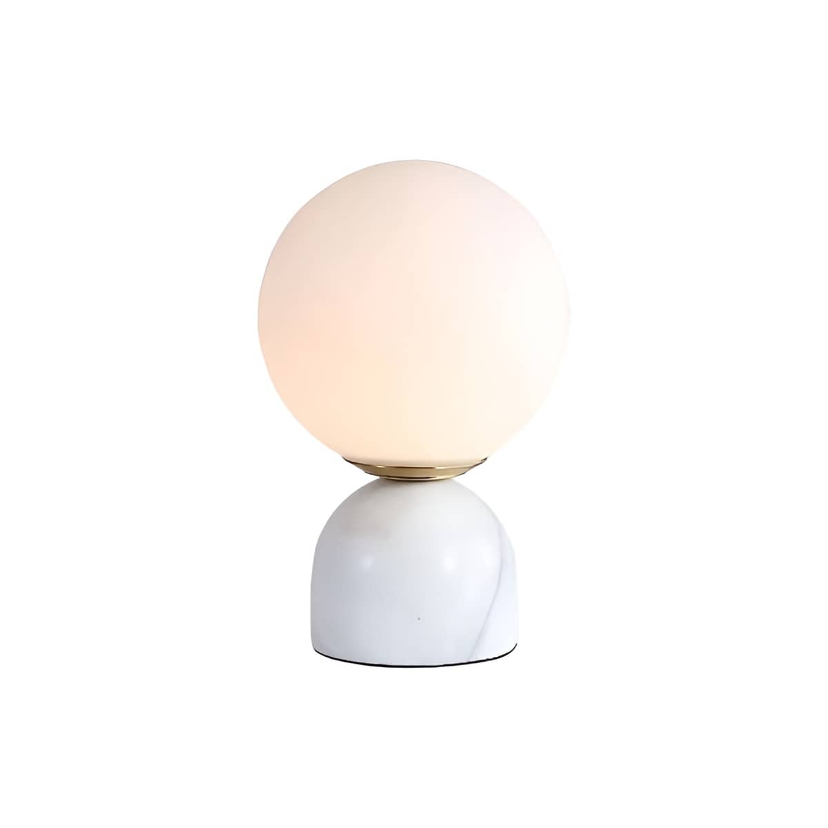 Minimalist Marble Glass Globe Table Lamp