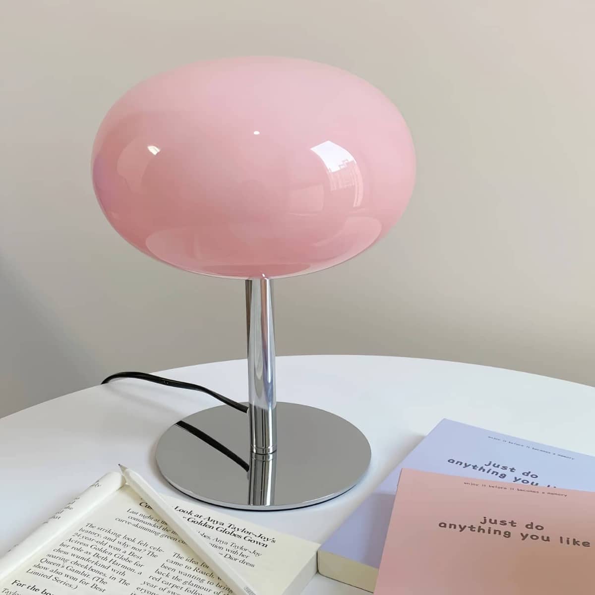 Bauhaus Lollipop Glass Globe Table Lamp