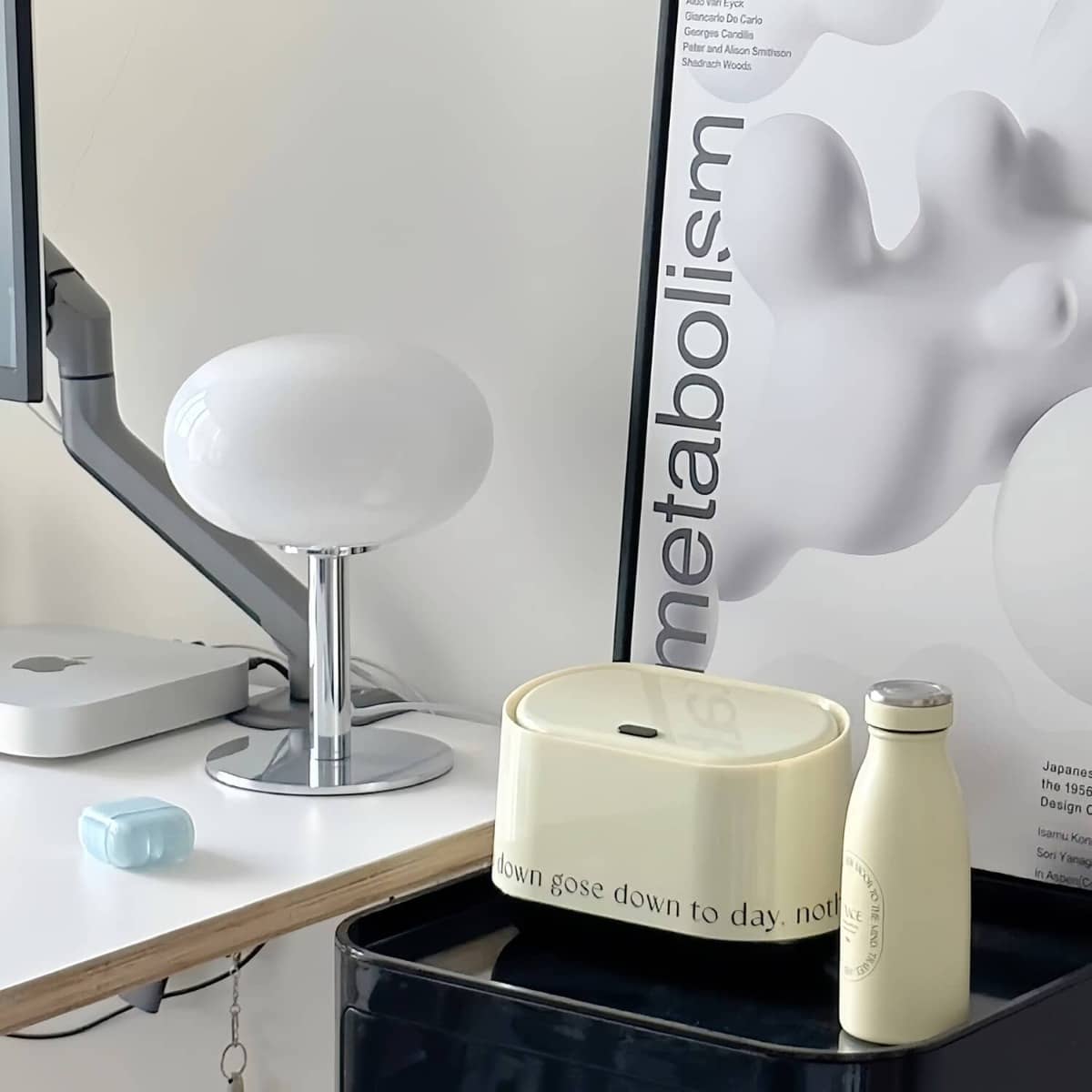 Bauhaus Lollipop Glass Globe Table Lamp