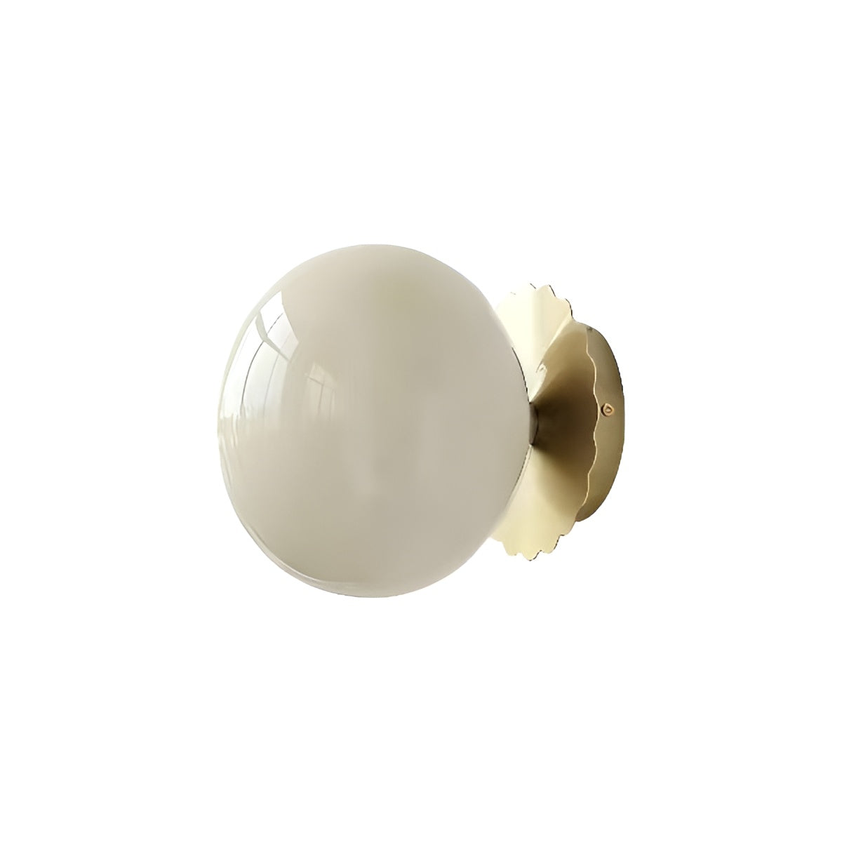 Modern Bauhaus Globe Glass Wall Light