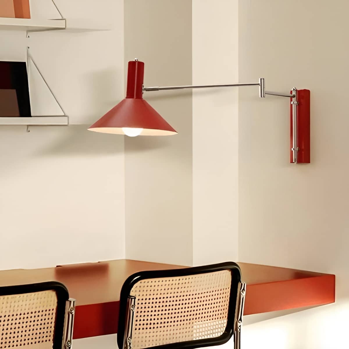 Modern Bauhaus Swing Arm Extendable Wall Light