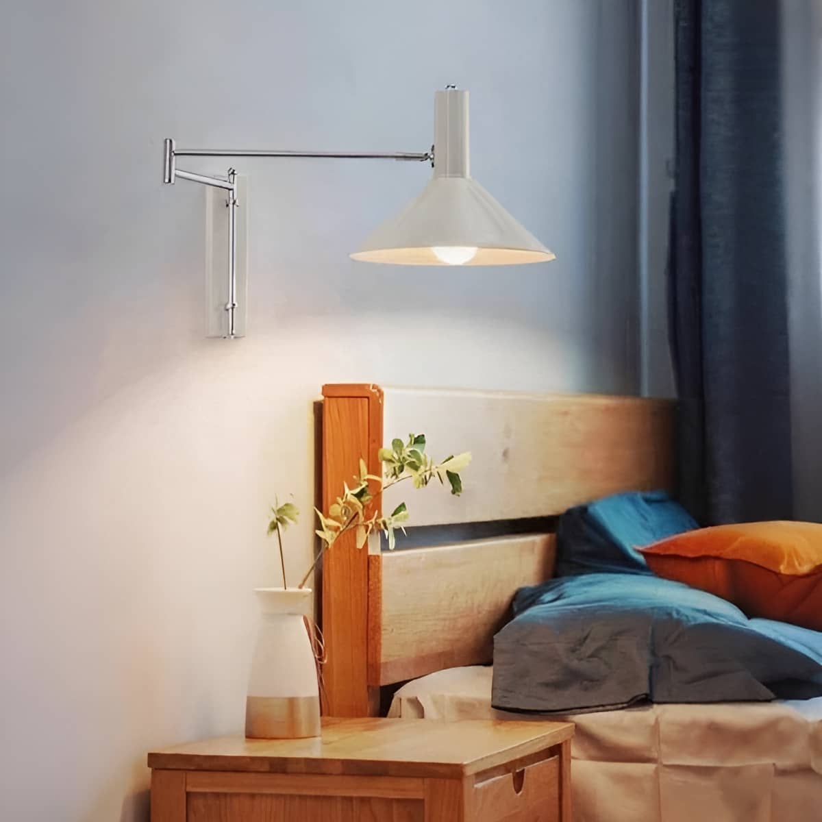 Modern Bauhaus Swing Arm Extendable Wall Light