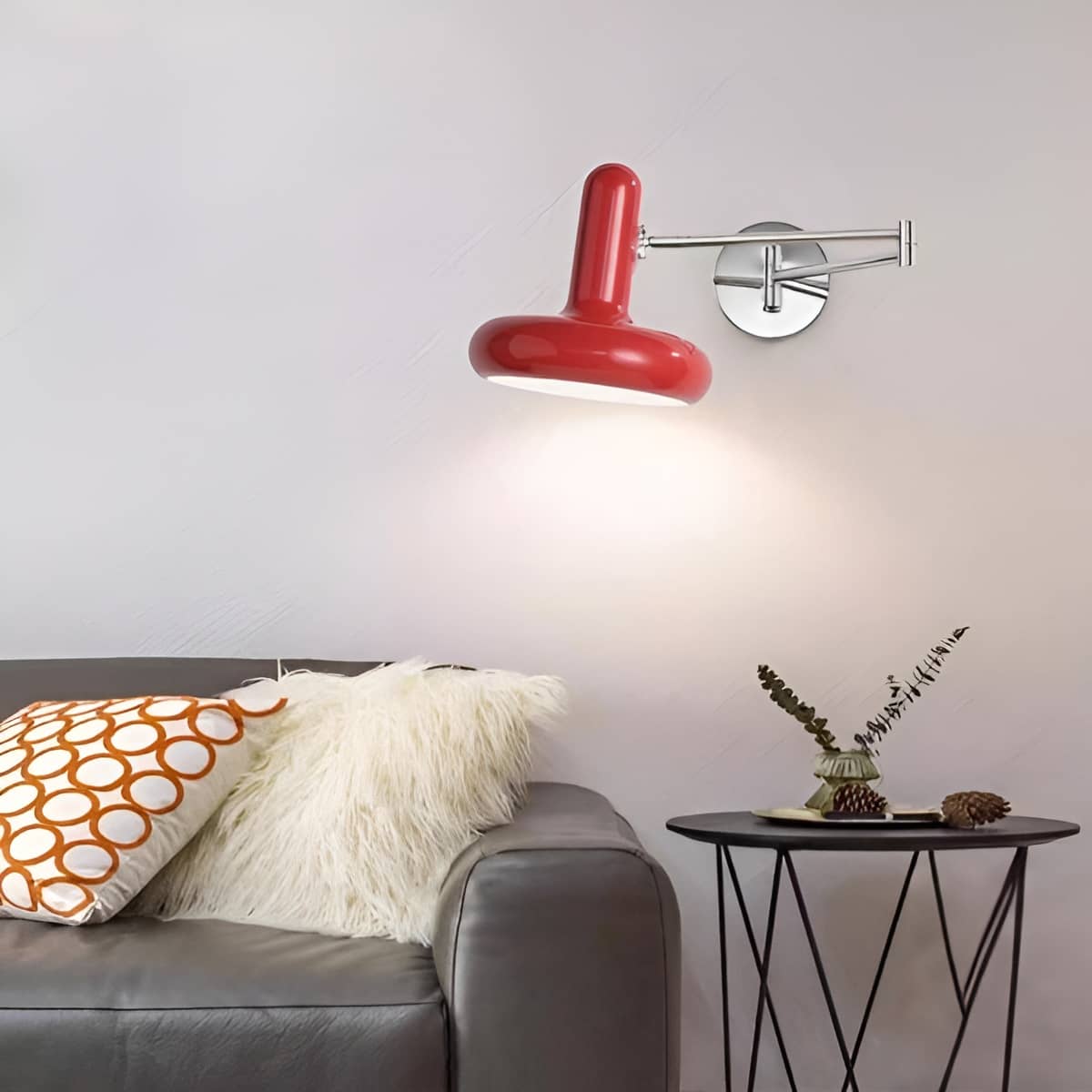 Modern Bedside Reading Wall Light with Extendable Arm