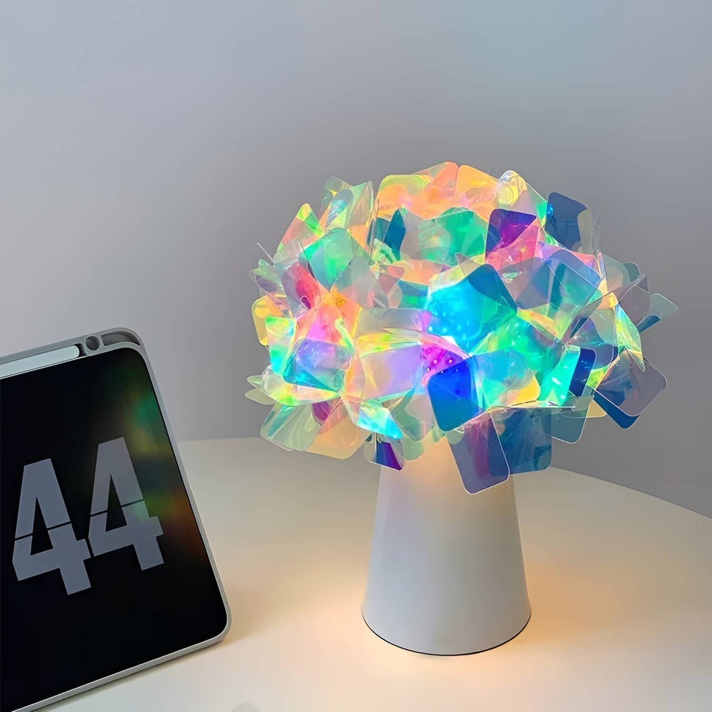 Modern Flower Art Deco Rechargeable Table Lamp