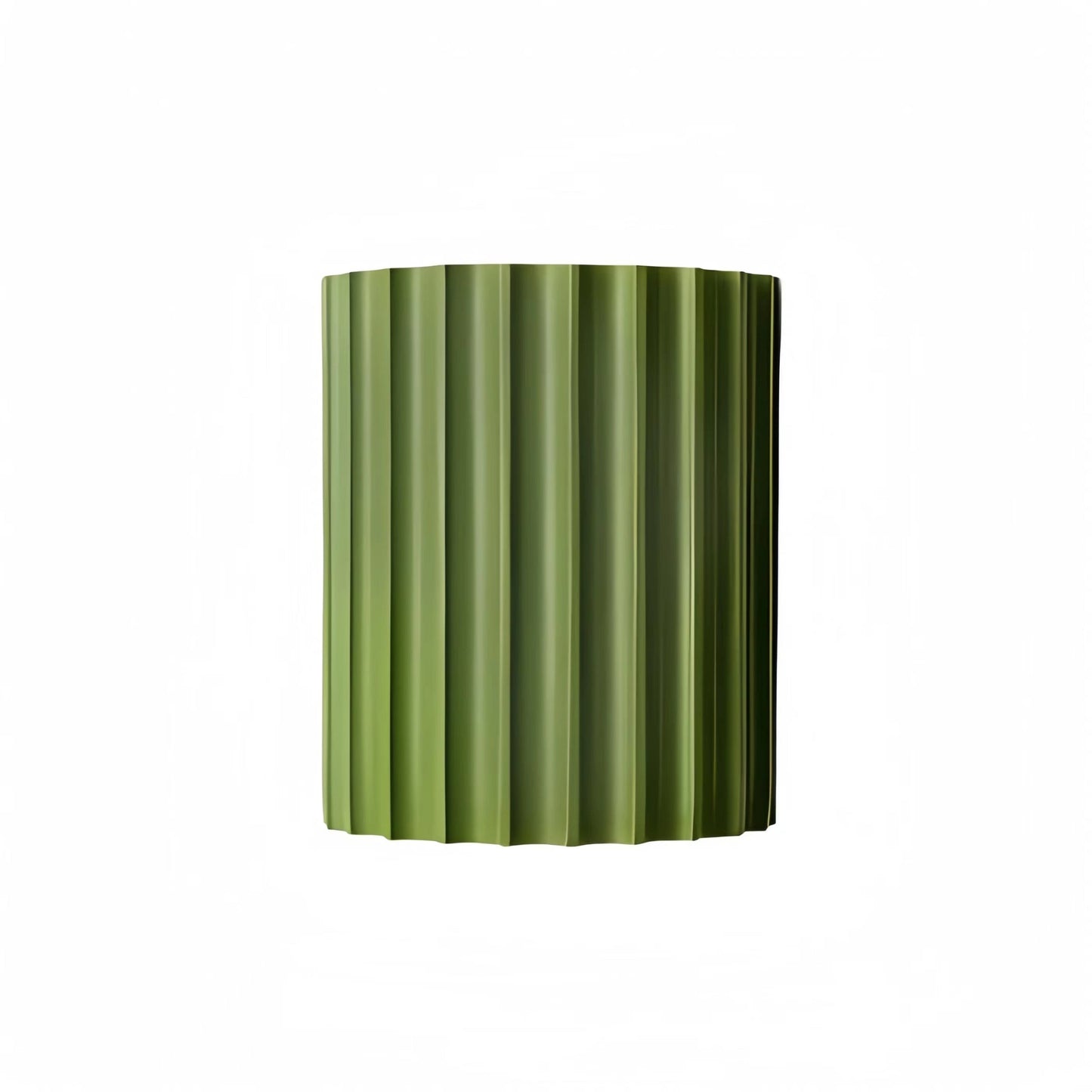Modern Macaron Ribbed Resin Wall Light