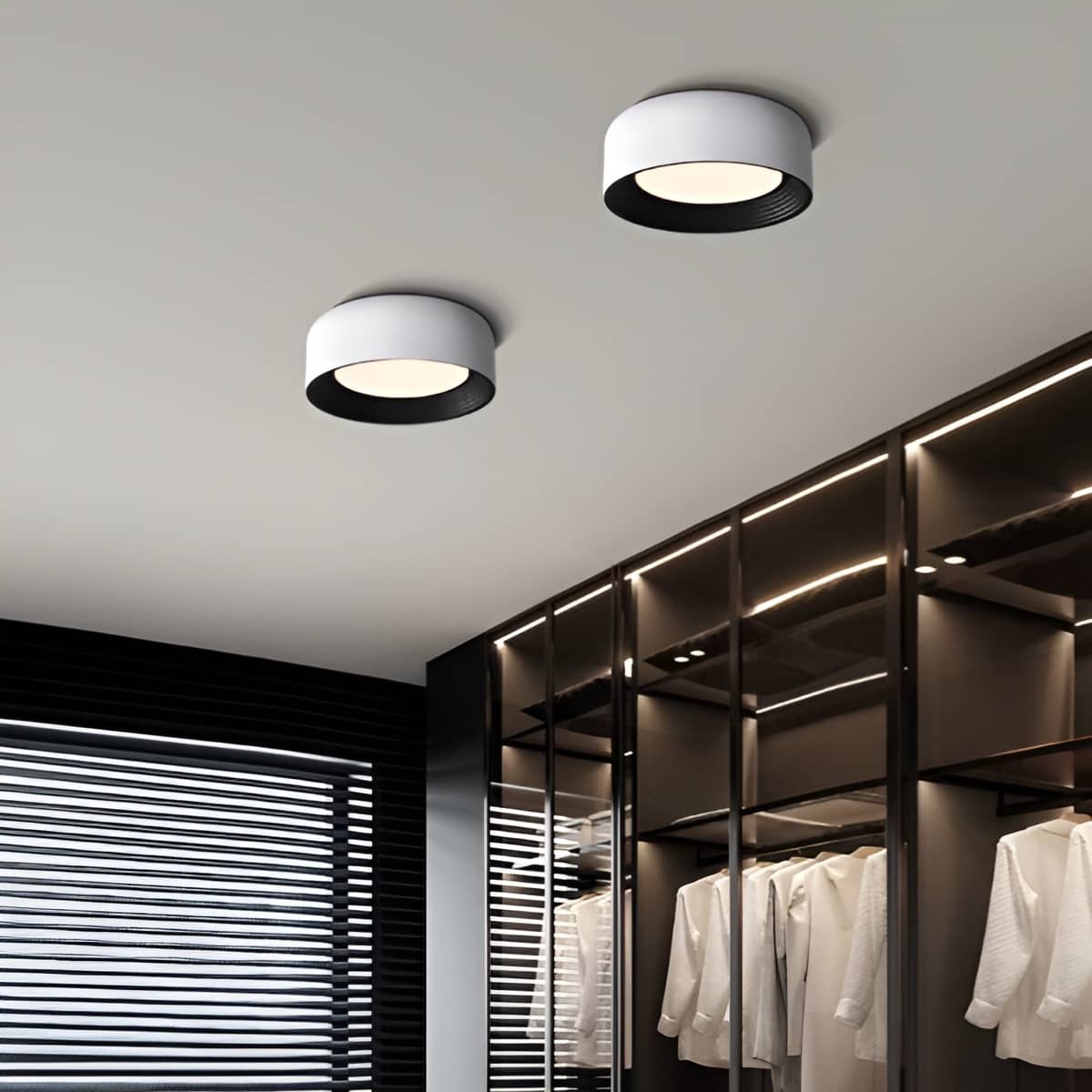 Modern Iron Round LED Interior Ceiling Light