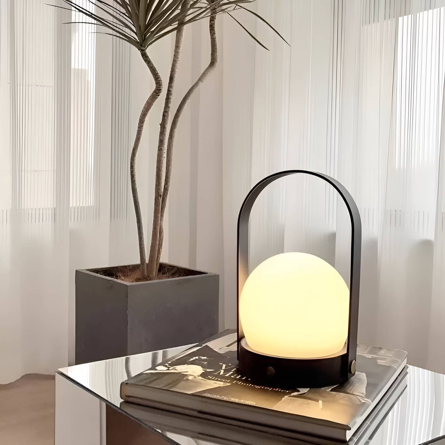 Modern Rechargeable Portable Camping Table Lamp