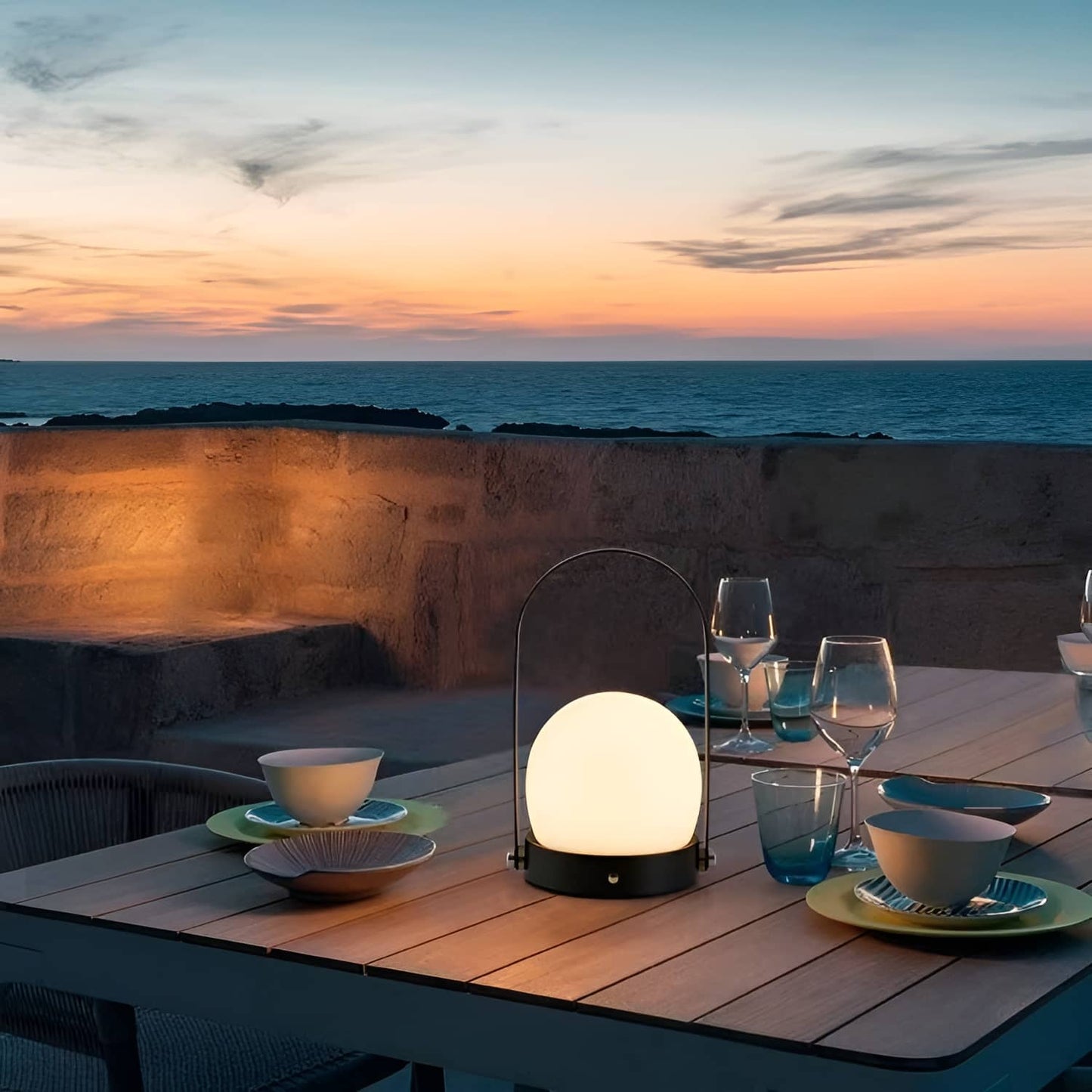 Modern Rechargeable Portable Camping Table Lamp