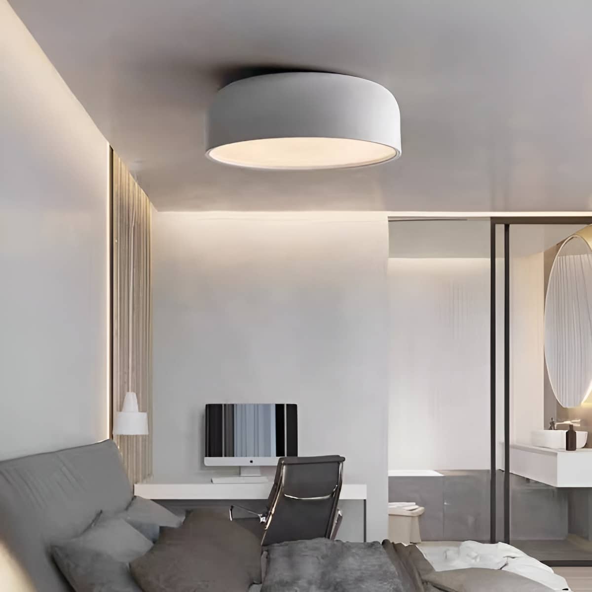 Modern Style Metal Circular LED Ceiling Light