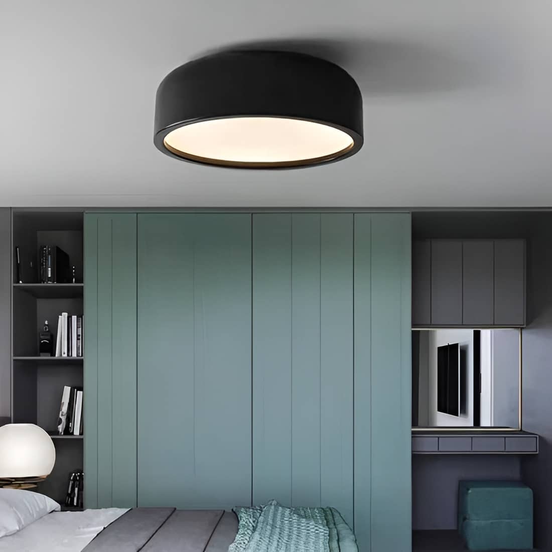 Modern Style Metal Circular LED Ceiling Light