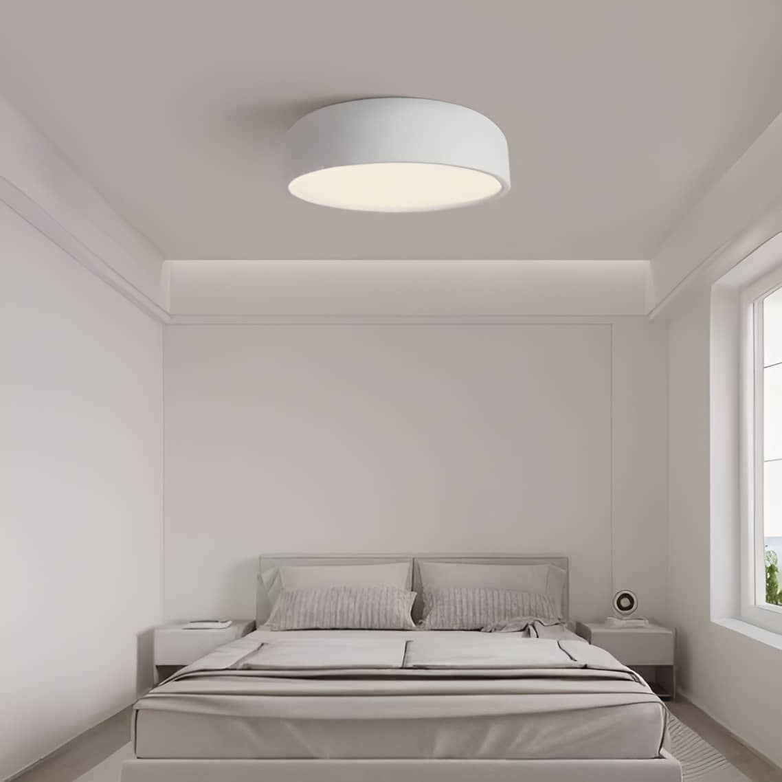 Modern Style Metal Circular LED Ceiling Light