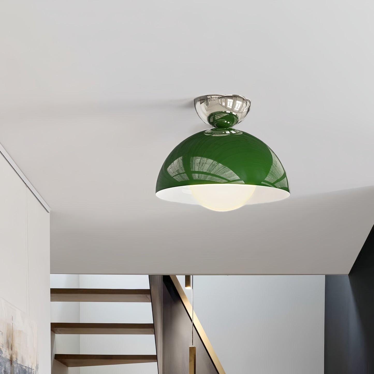 Modern Bauhaus Dome Metal Ceiling Light
