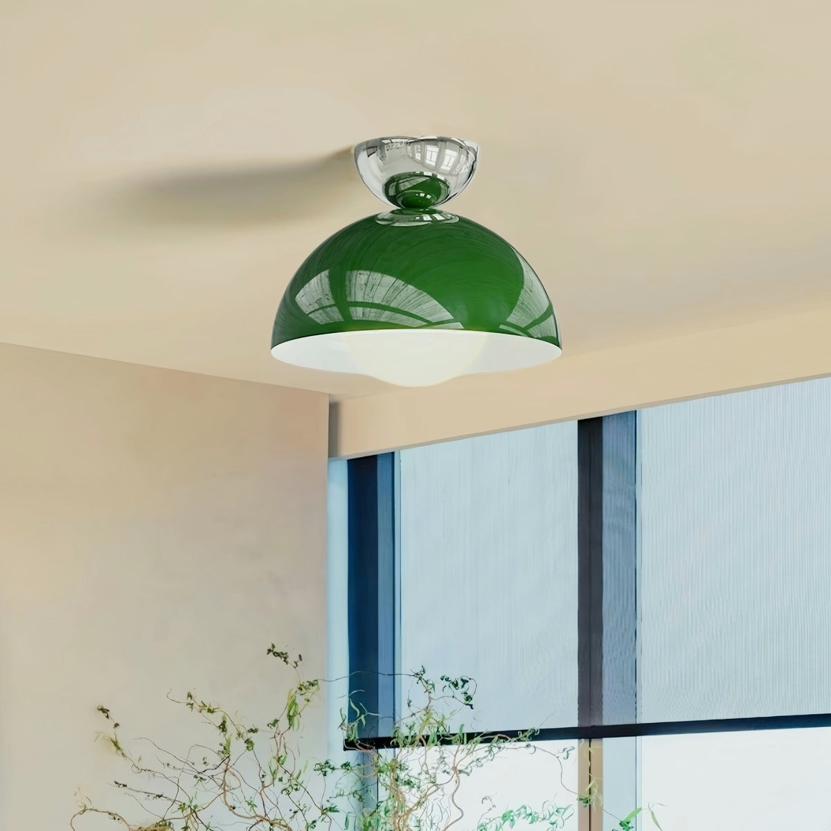 Modern Bauhaus Dome Metal Ceiling Light