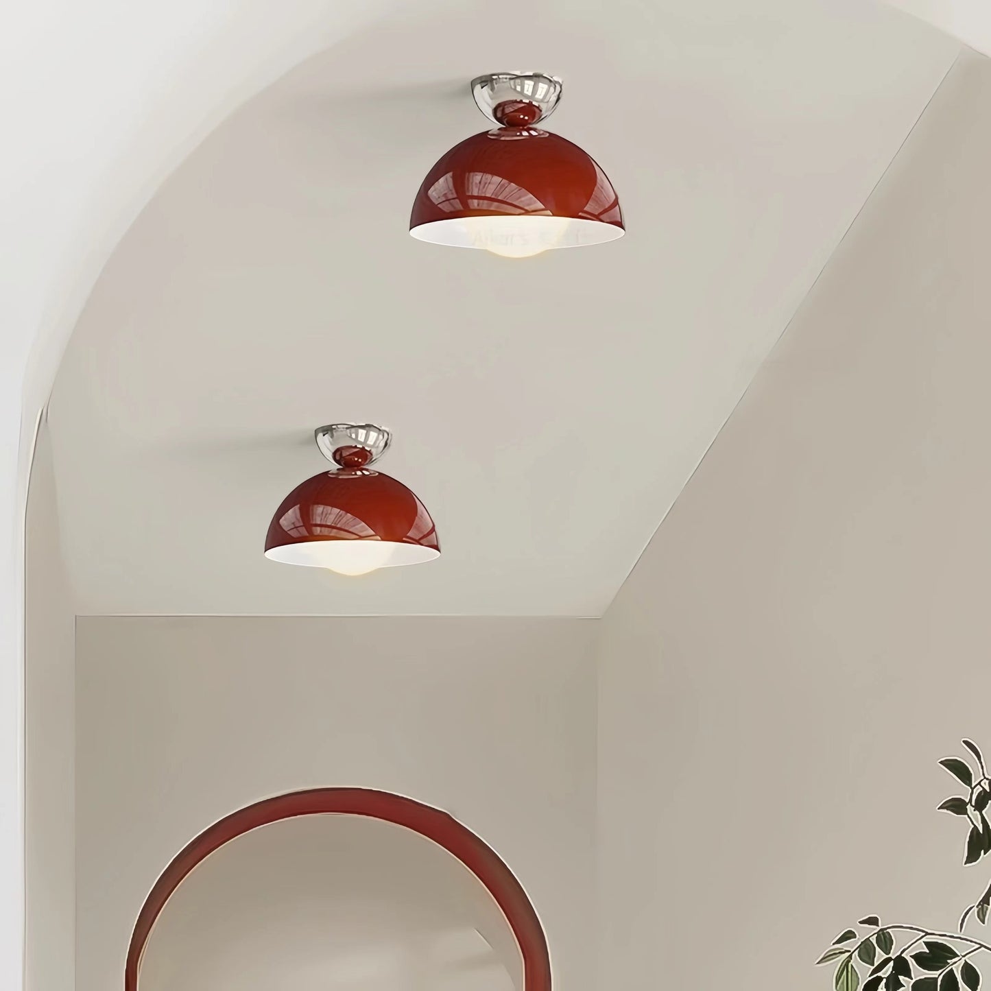 Modern Bauhaus Dome Metal Ceiling Light