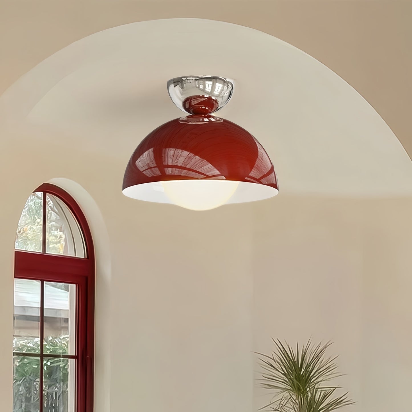 Modern Bauhaus Dome Metal Ceiling Light