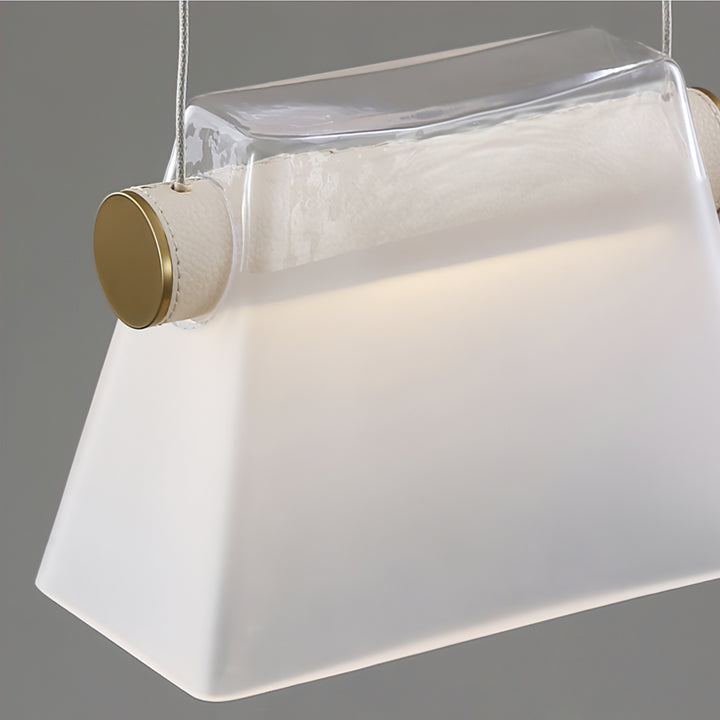Modern Cowbell LED Handbag Shaped Pendant Lamp