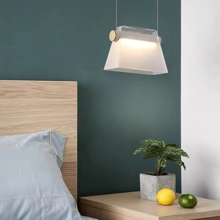 Modern Cowbell LED Handbag Shaped Pendant Light