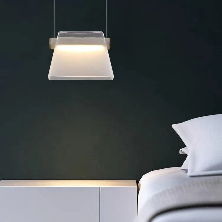 Modern Cowbell LED Handbag Pendant Light