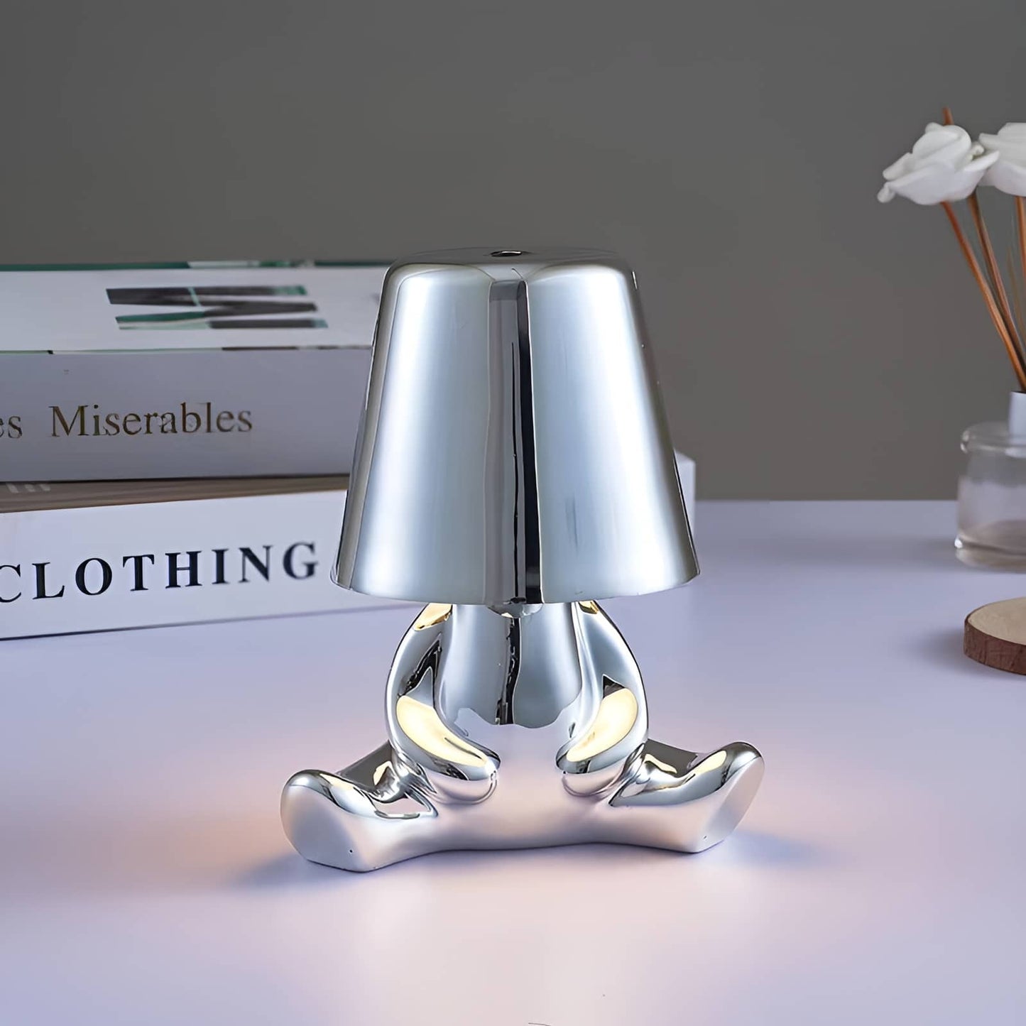 Modern Creative Rechargeable Little Man Table Lamp