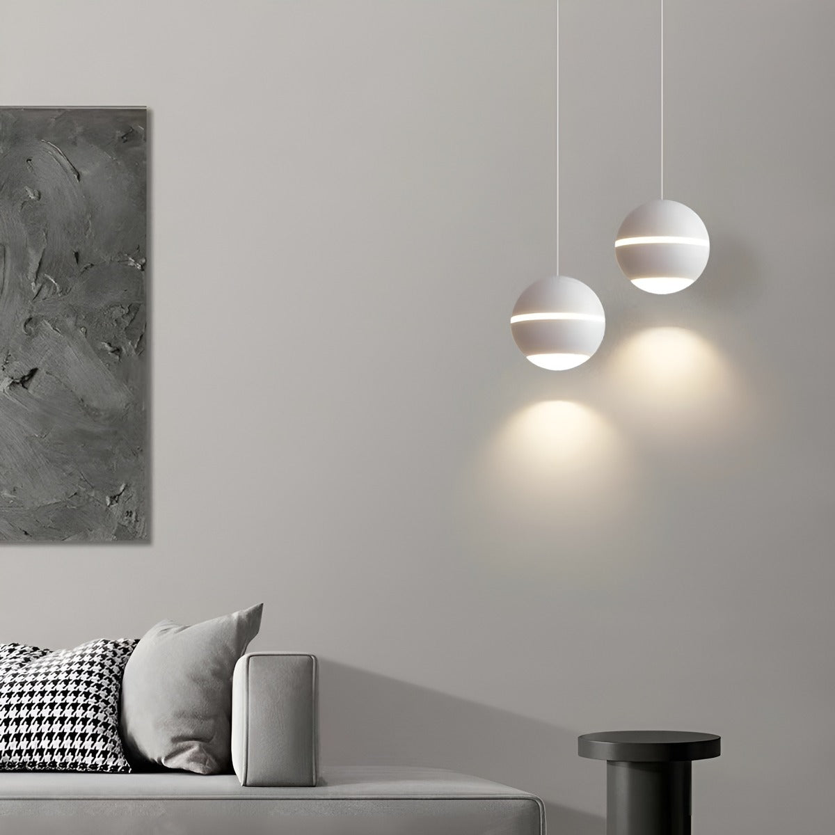 Modern Metal Globe LED Pendant Light