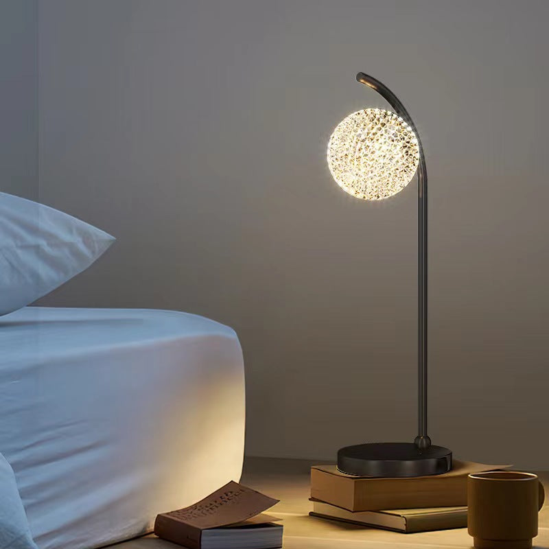 Modern Minimalist Crystal Globe Table Lamp