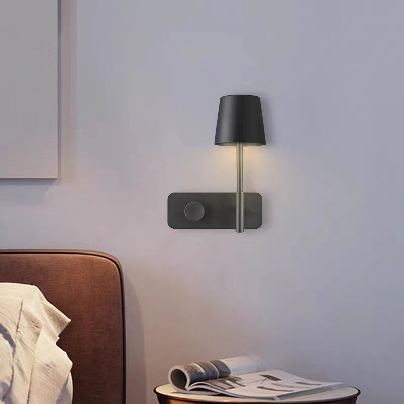 Modern Minimalist LED Dimmable Bedside Wall Lamp