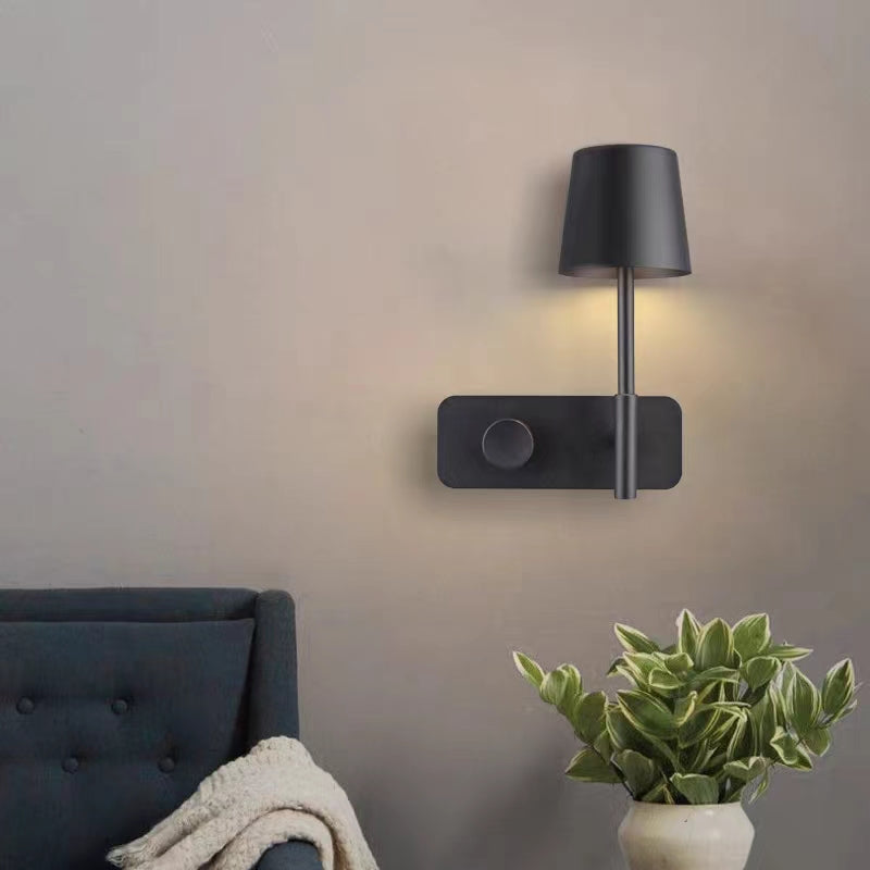 Modern Minimalist LED Dimmable Bedside Wall Lamp