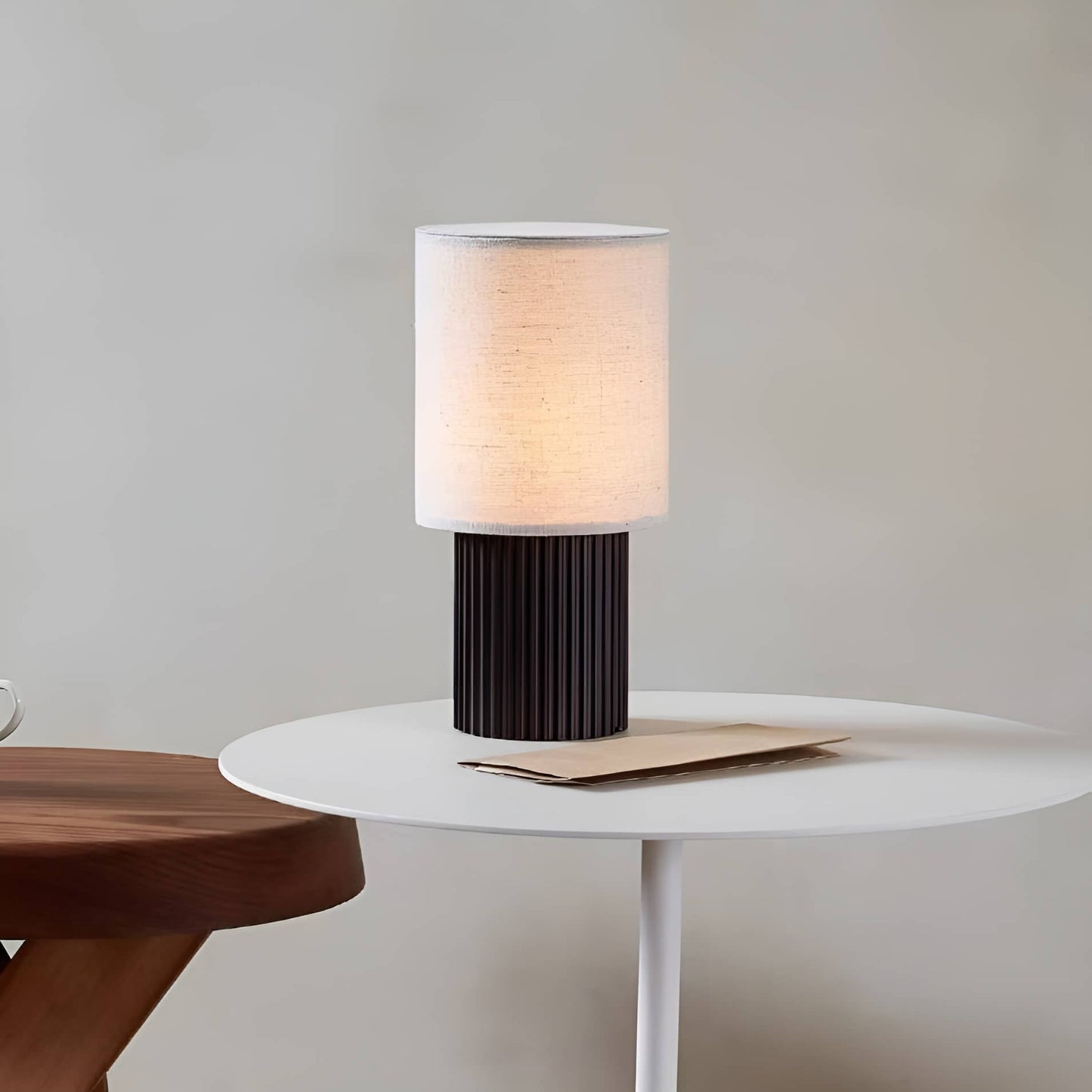 Modern Minimalist Rechargeable Fabric Table Lamp