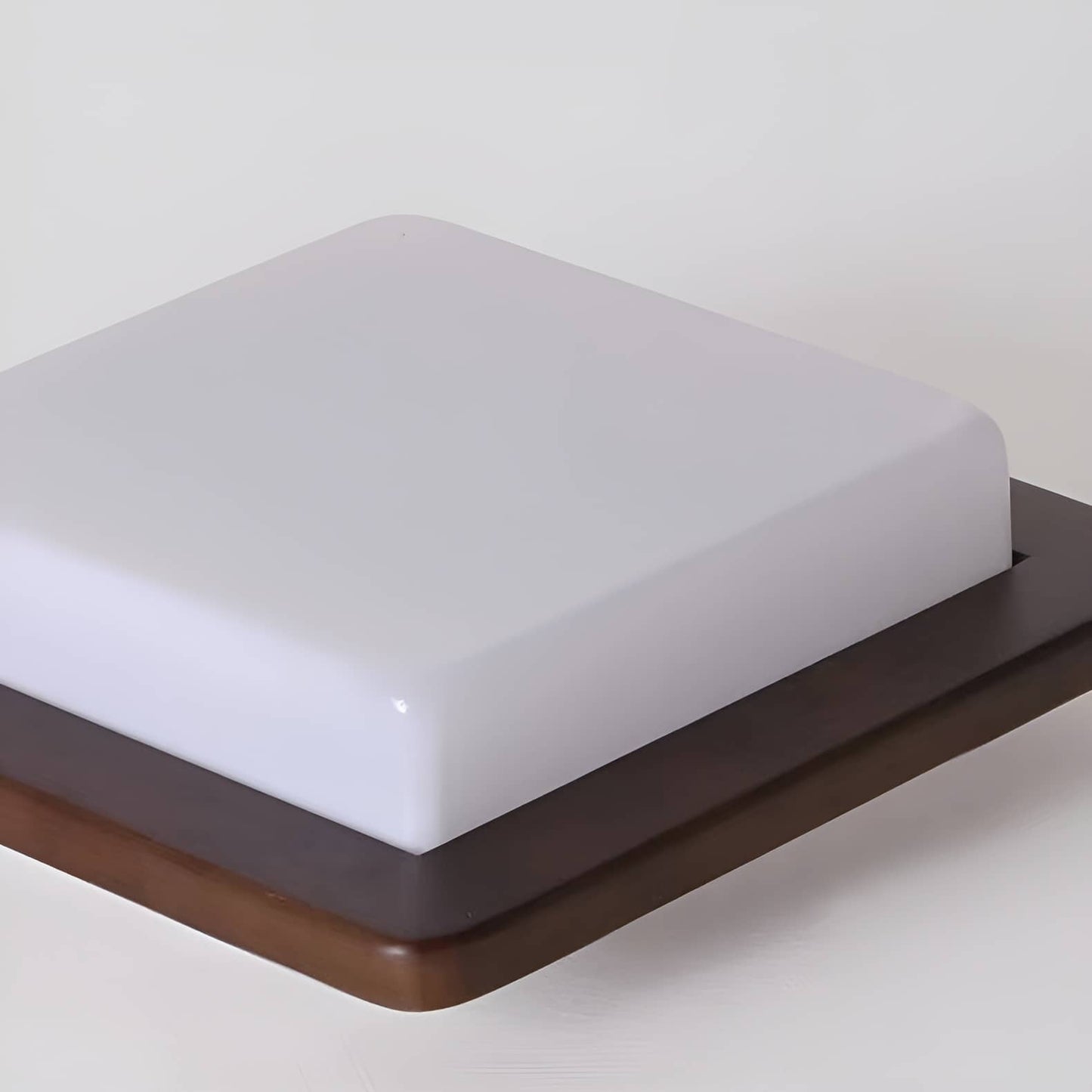 Modern Simple Square Wooden Ceiling Light