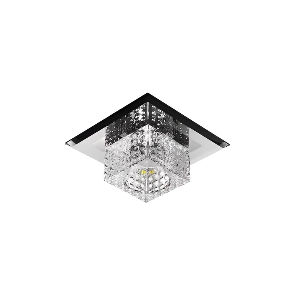 Modern Square Crystal LED Ceiling Light