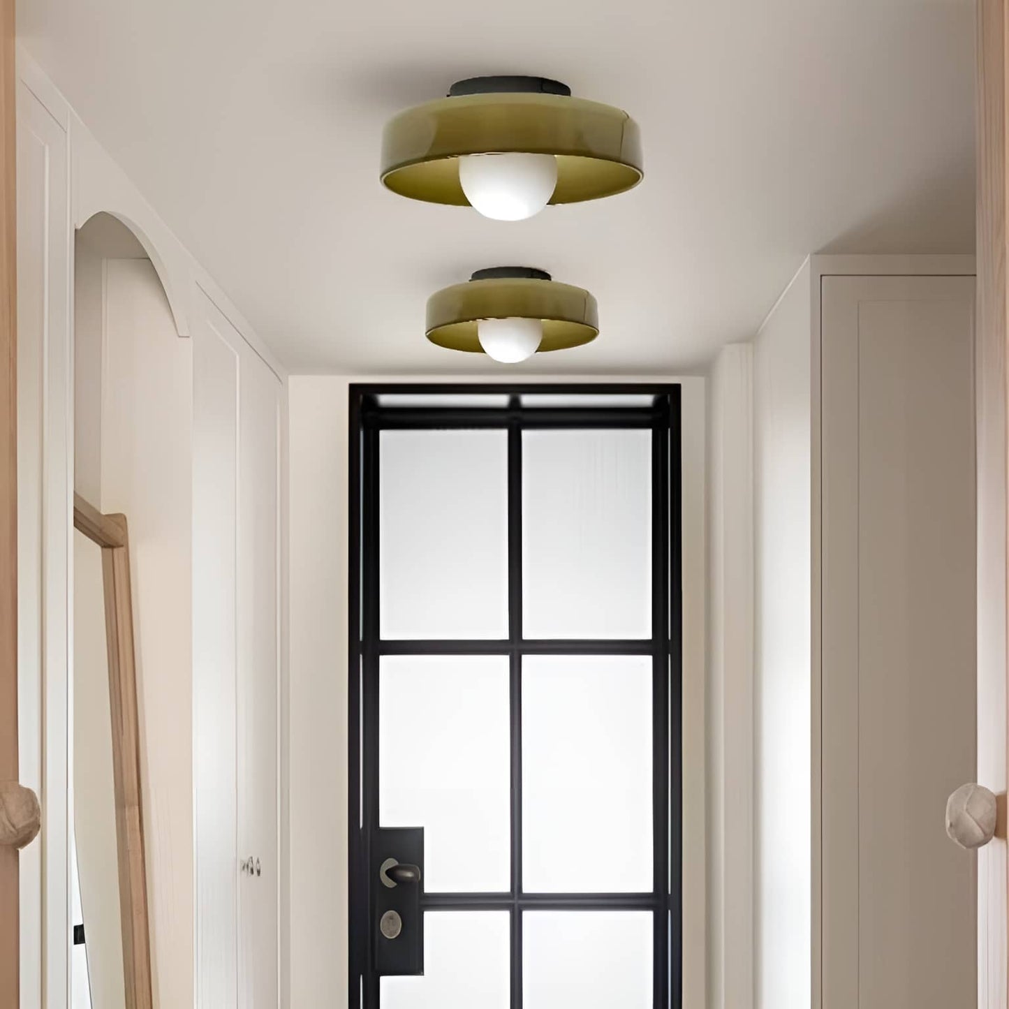 Morandi Glass Disc Ceiling Light