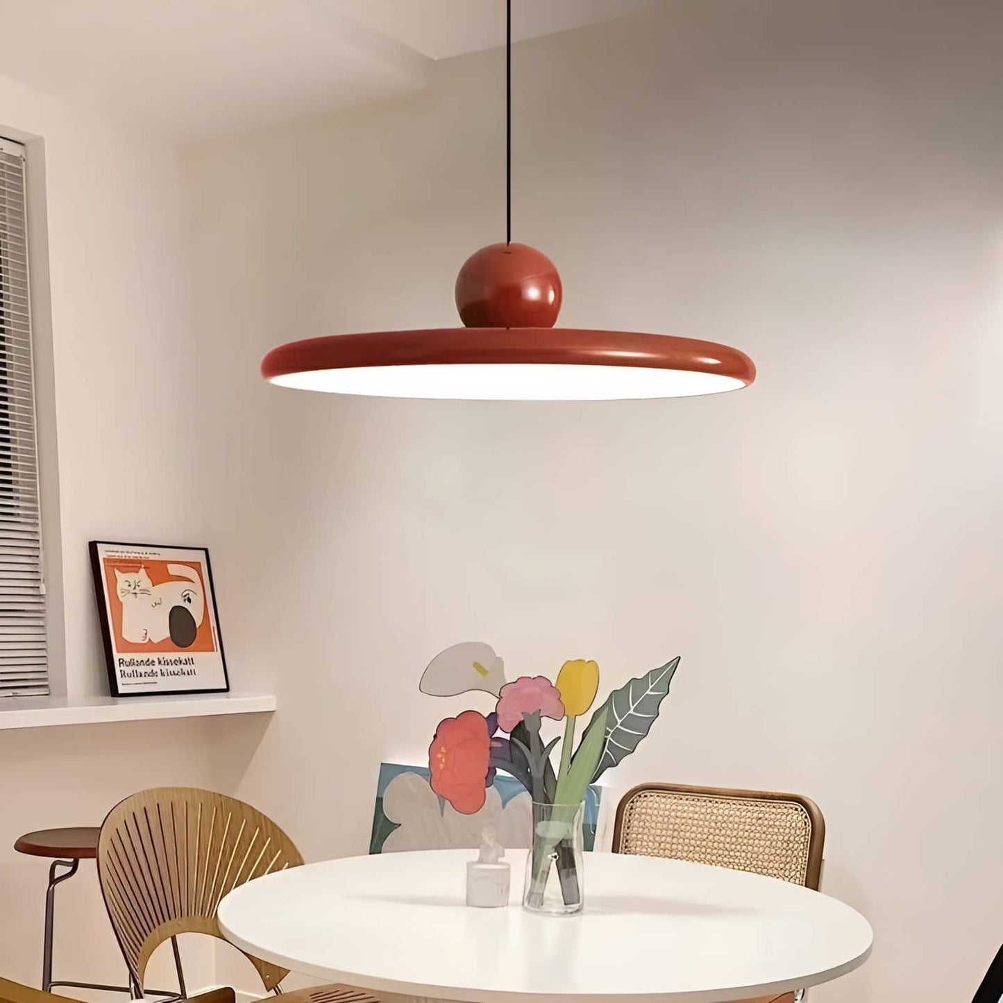 Nordic Bauhaus Flying Disc Pendant Lamp