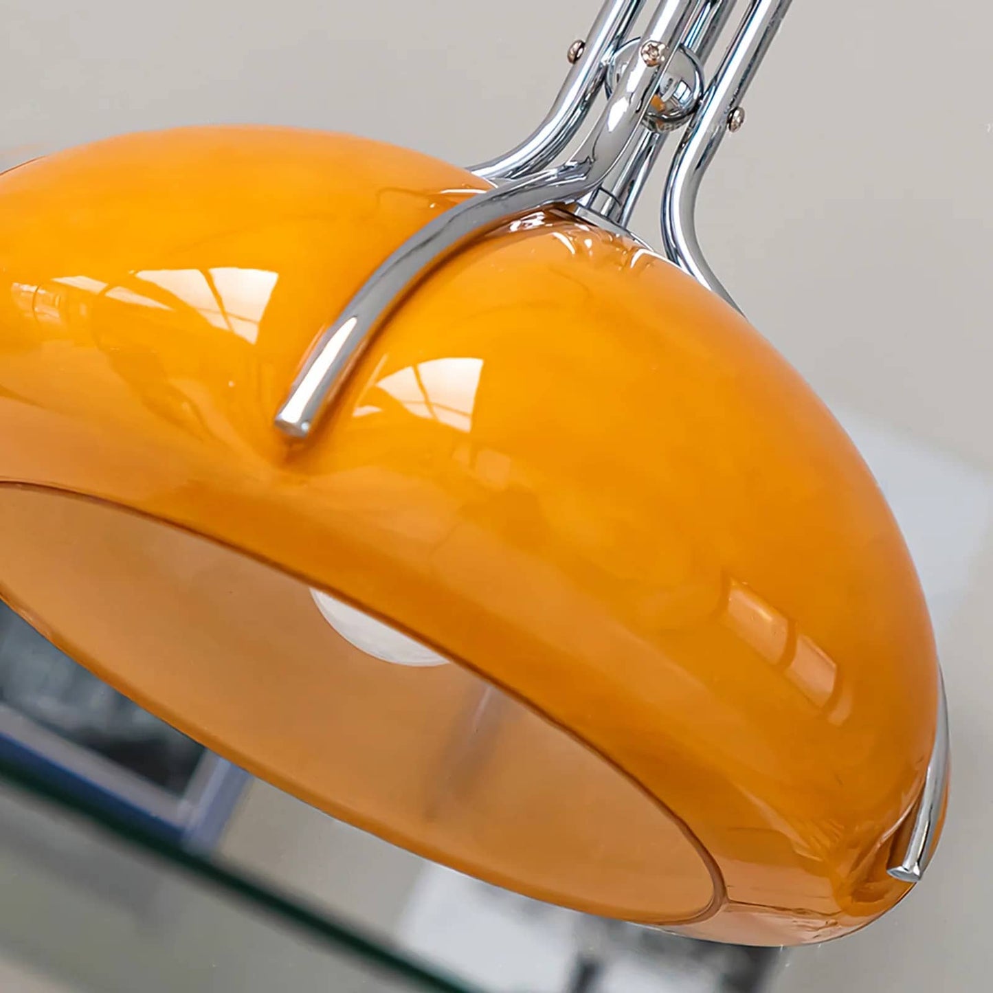 Nordic Bauhaus Pumpkin Glass Pendant Lamp
