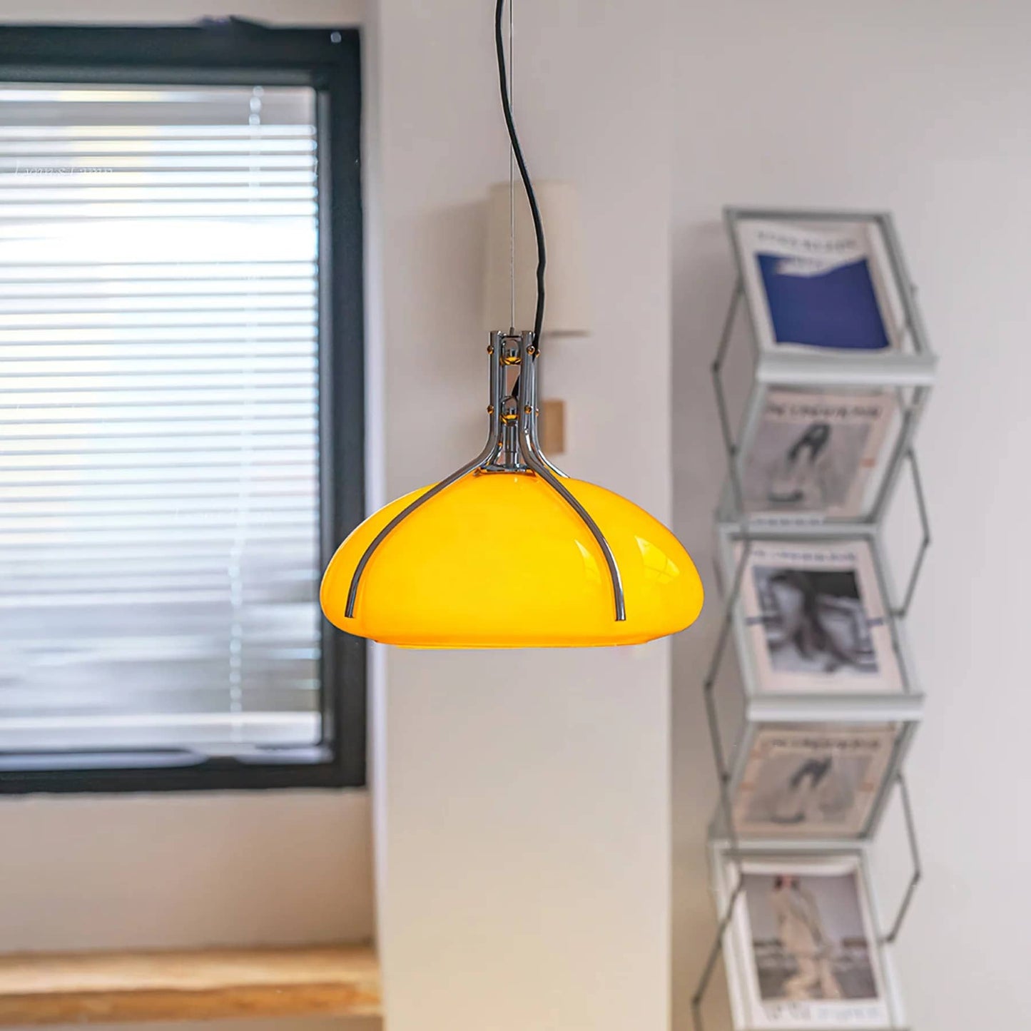 Nordic Bauhaus Pumpkin Glass Pendant Lamp
