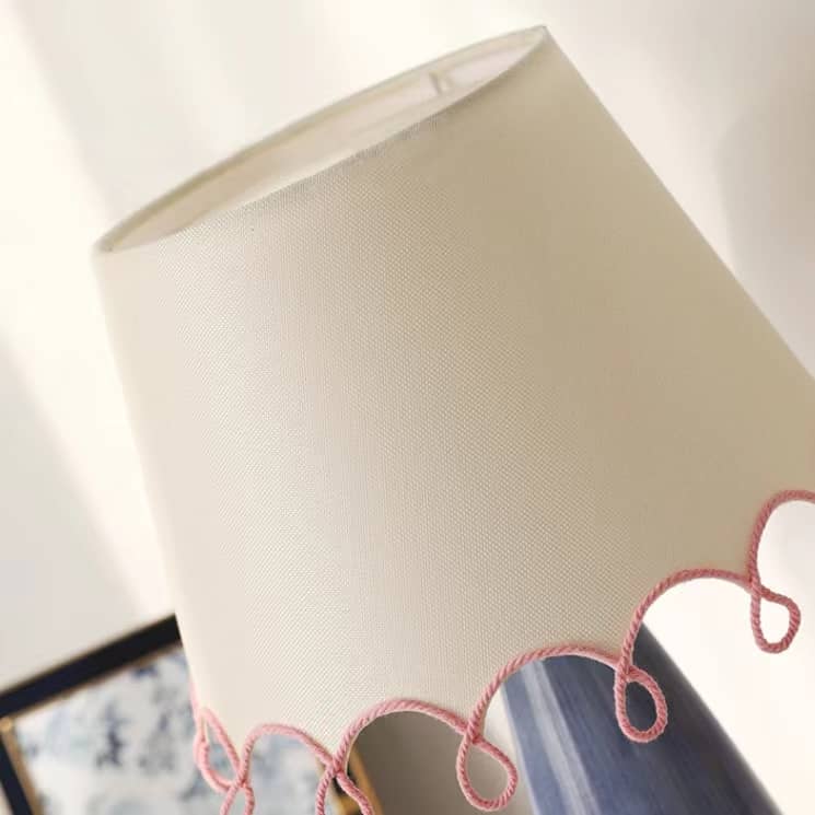 Nordic Dreamy Cream Cloth Table Lamp