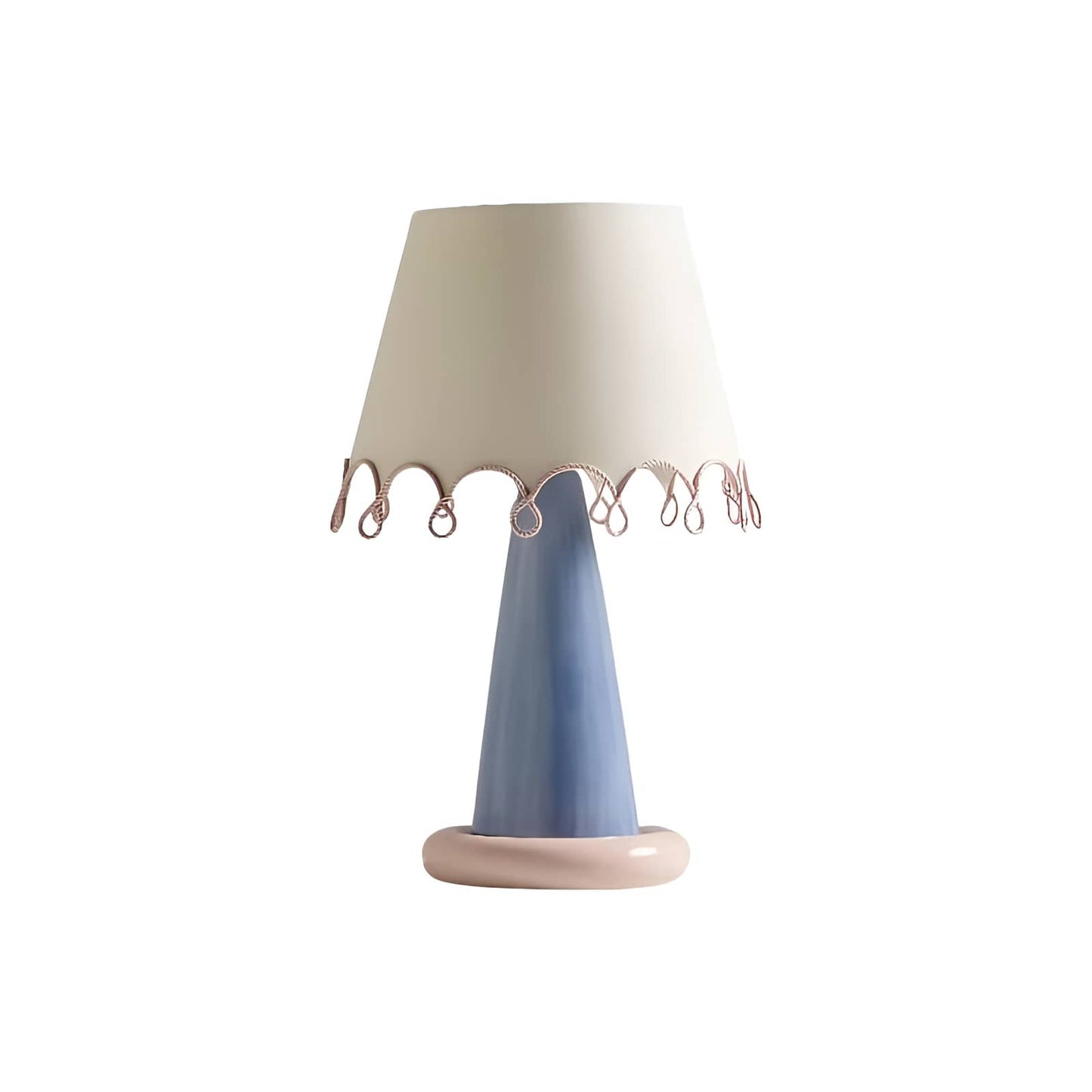 Nordic Dreamy Cream Cloth Table Lamp