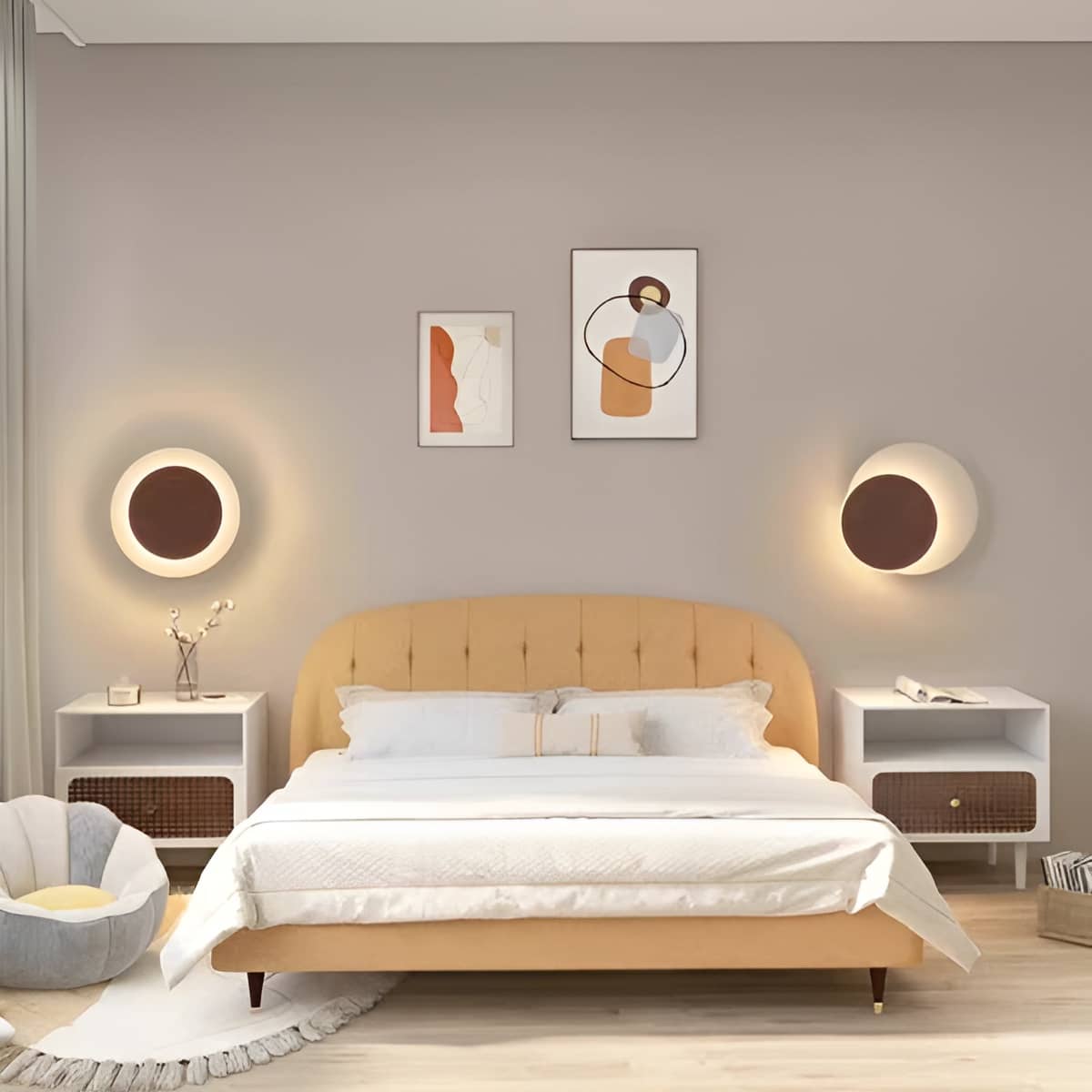 Nordic Geometric Rotatable Minimalist Wall Lamp