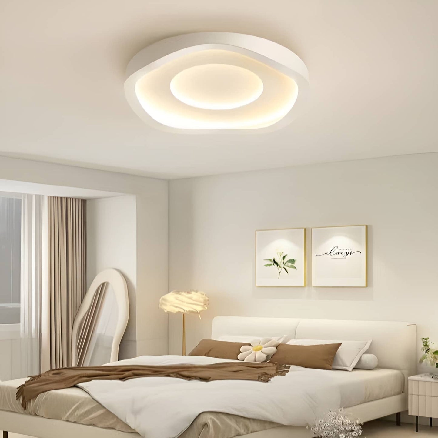 Nordic Layered White Cloud Ceiling Light