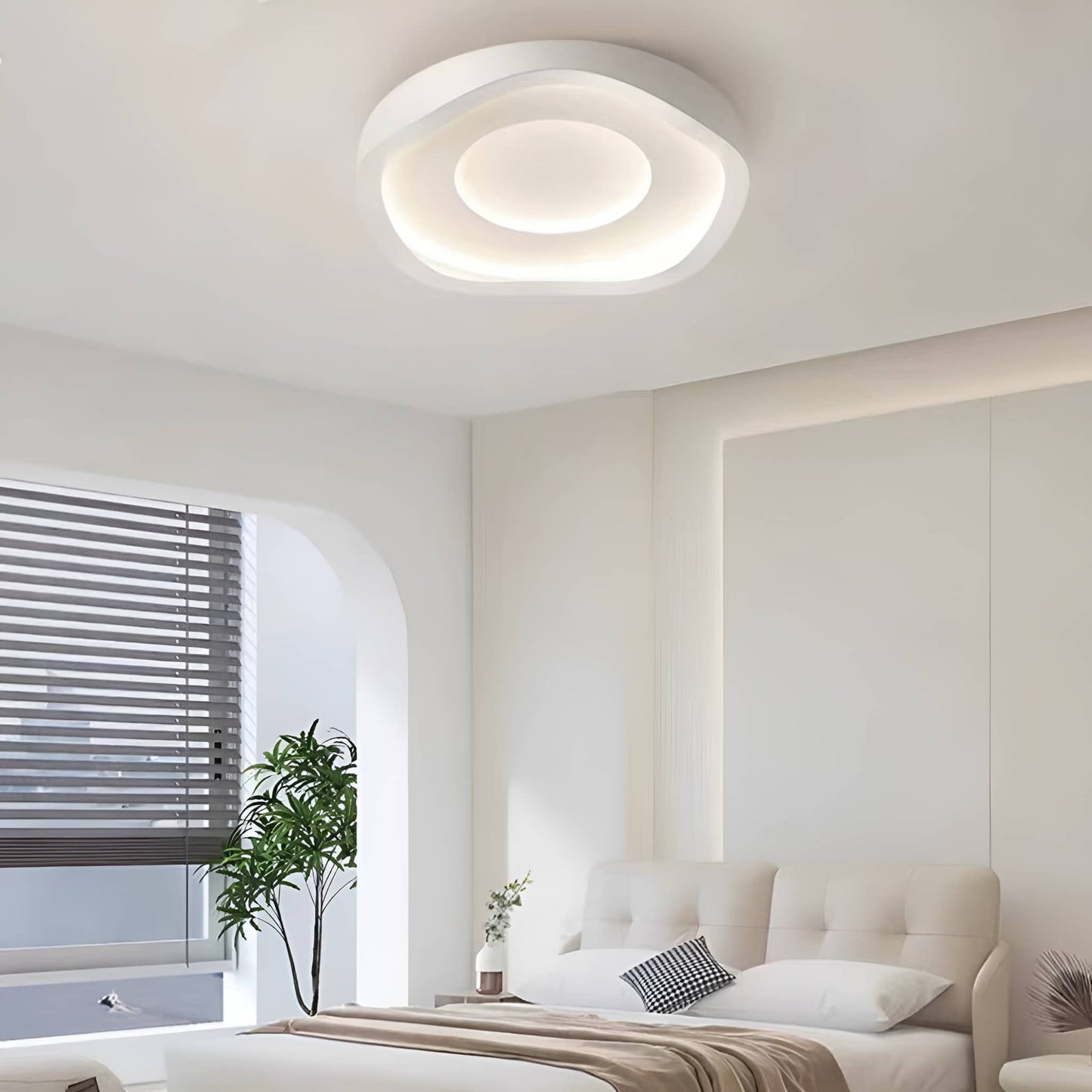 Nordic Layered White Cloud Ceiling Light